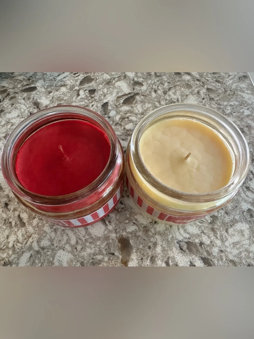 Banana Nut Bread & Raspberry Cheesecake Scented Candle Duo - 2 Jar Set